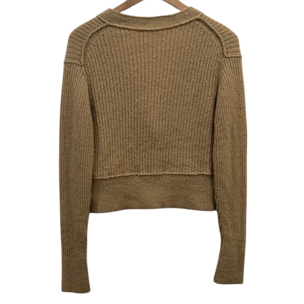 Free People Mimosa Ribbed Cropped Cardigan - Picture 4 of 8